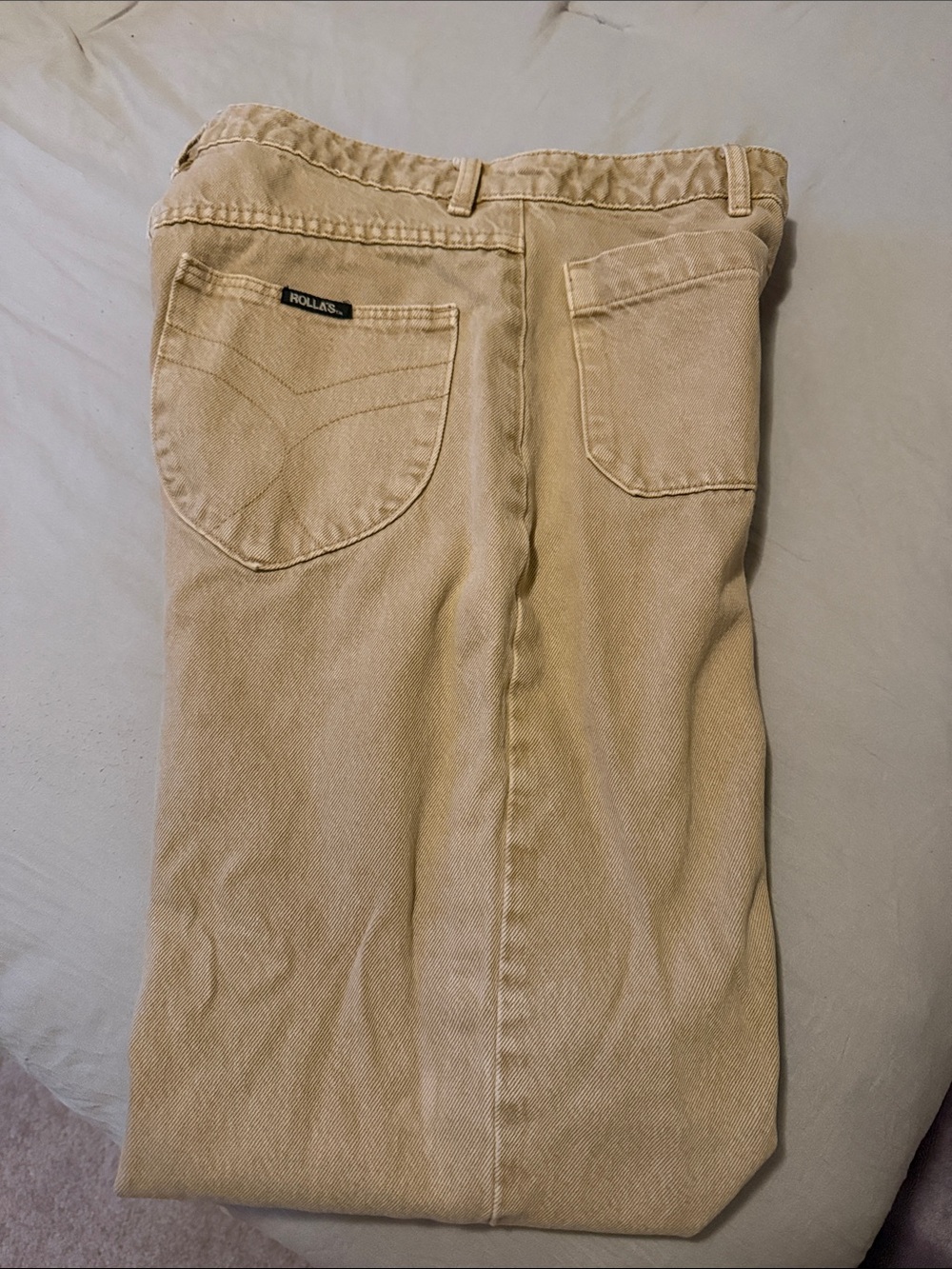 ROLLA'S Beige/Tan Highrise Jeans